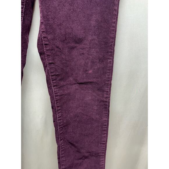 Levi’s 311 Shaping Skinny Jeans Maroon Corduroy Women 27" x 32" - Picture 5 of 12